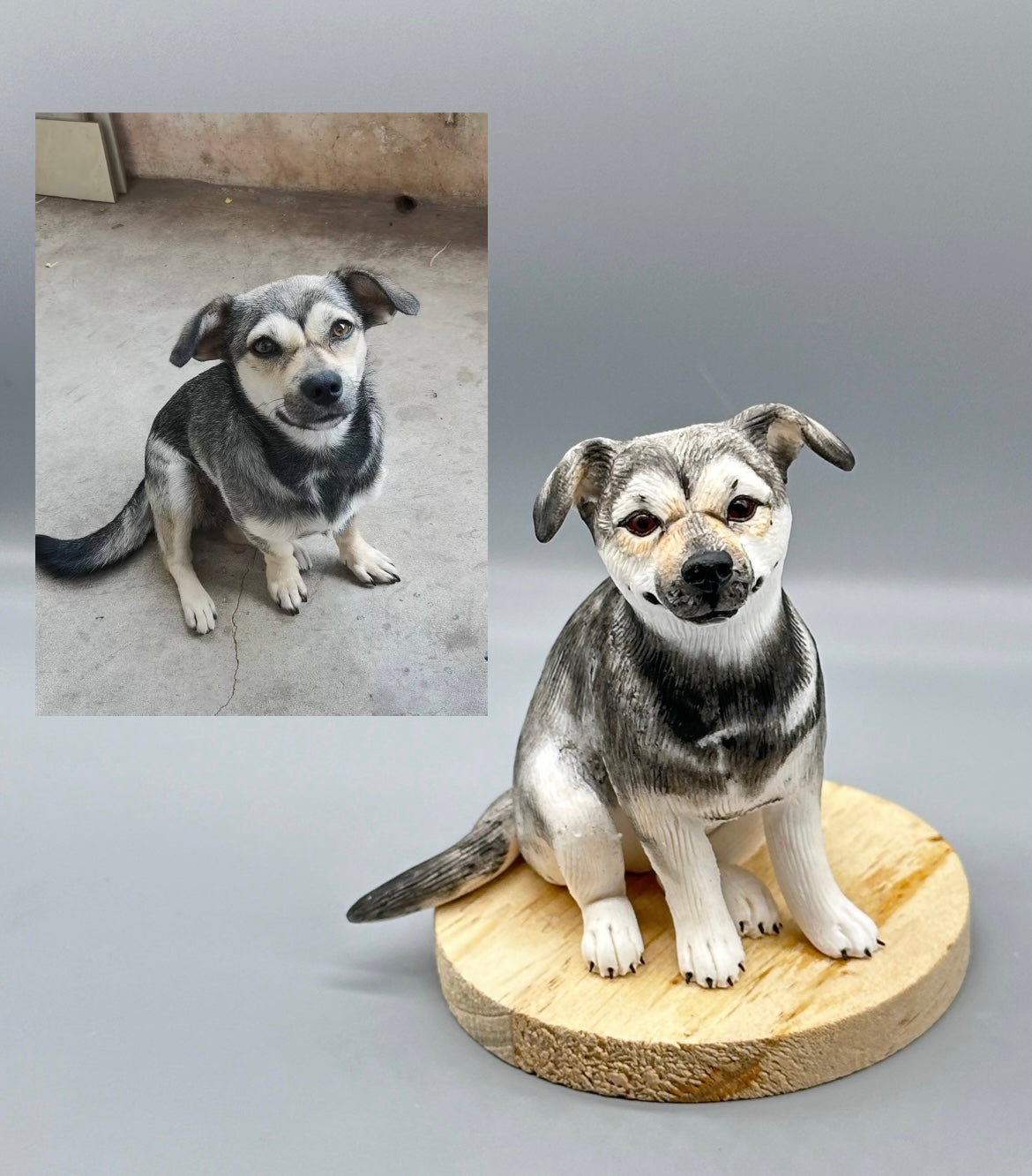 Personalisierte Haustier-Figur aus Polymer-Ton – Handgefertigt & Bemalt