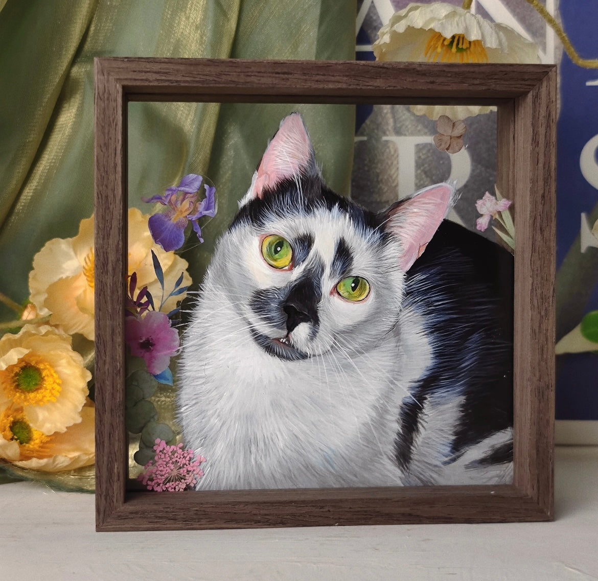 Personalisierte Haustier Acryl-Glasmalerei – 2-lagig