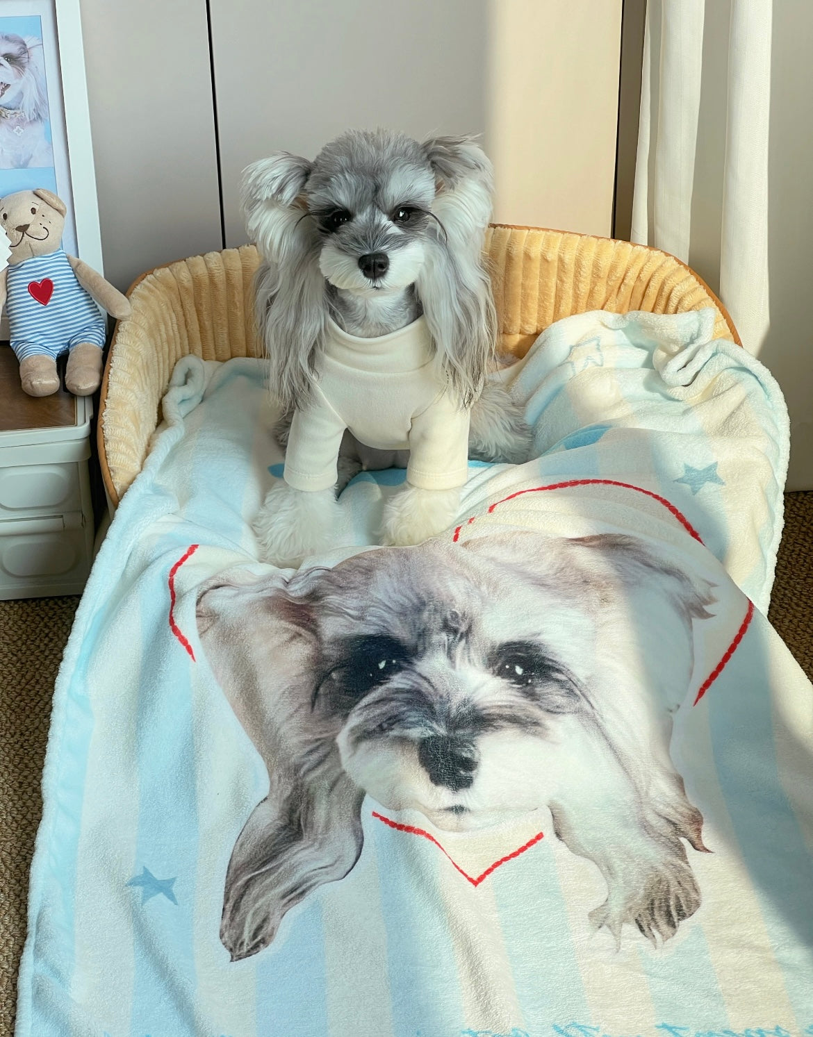 Wärmende Nähe zu Ihrem Liebling – Personalisierte Kuscheldecke