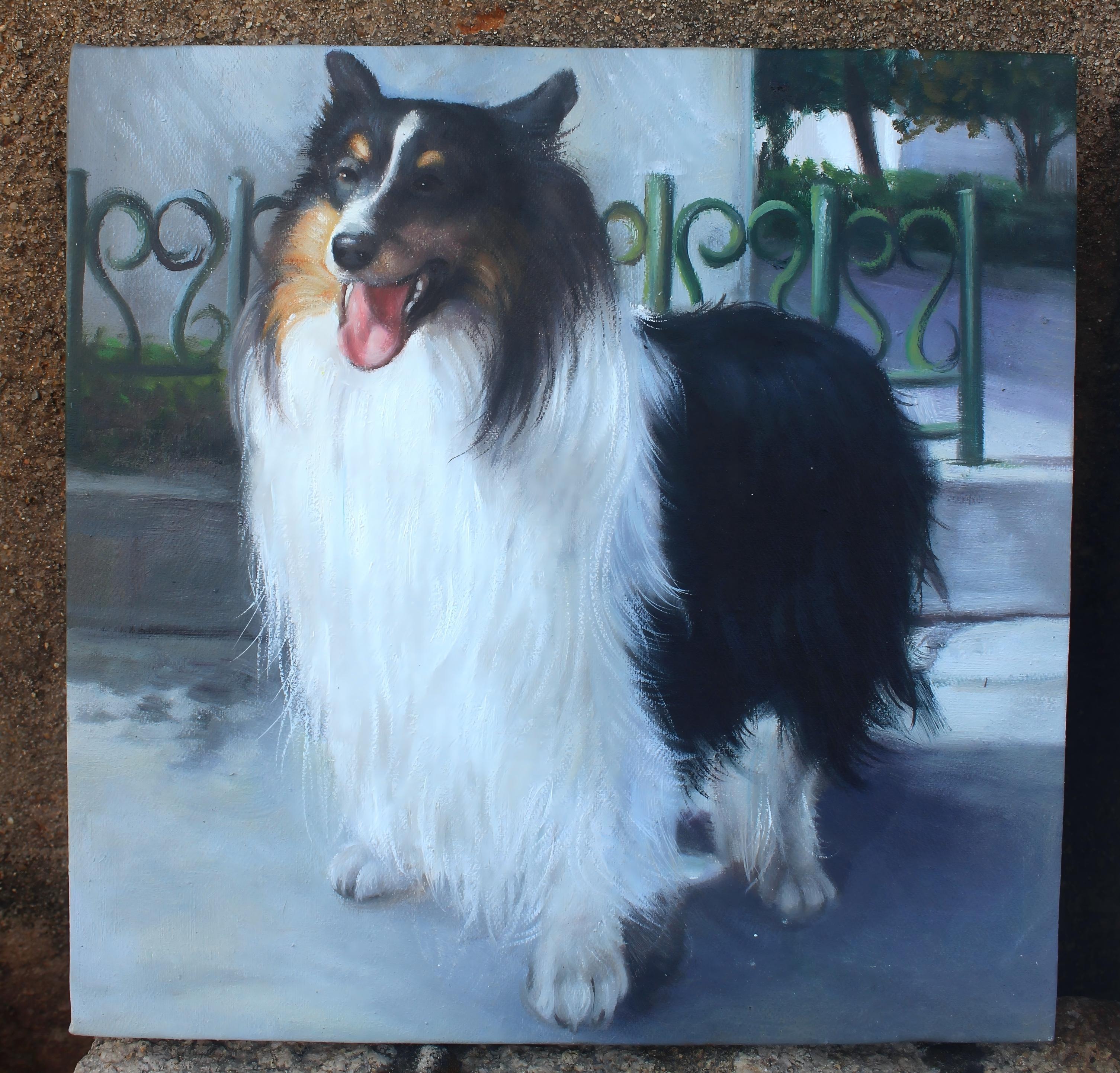 🎨 Personalisierte Haustier Acrylgemälde – Handgemalt auf Leinwand