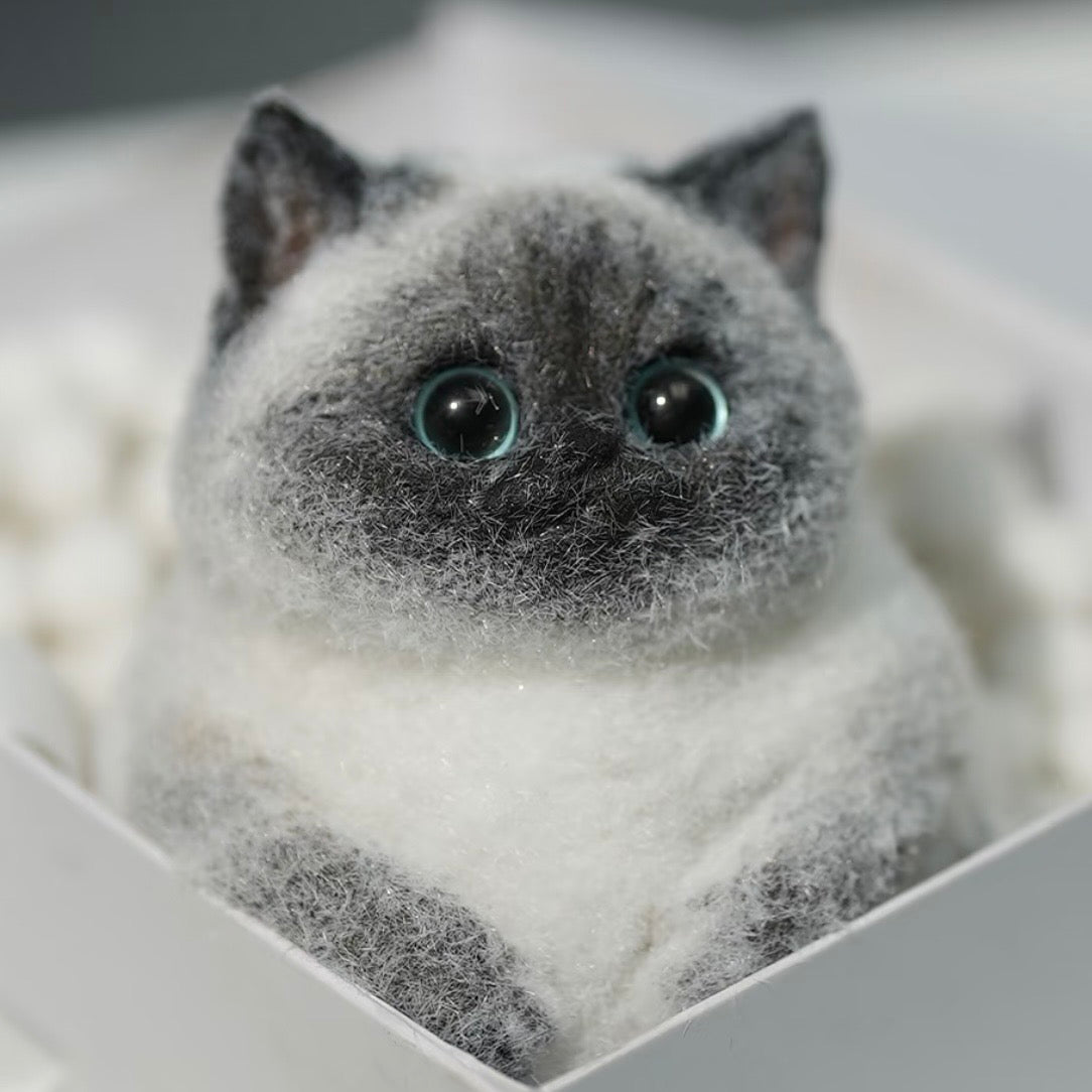 Katzen Squishy personalisiert – Handgefertigtes Anti-Stress-Spielzeug
