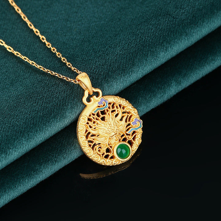 yellow gold necklace
